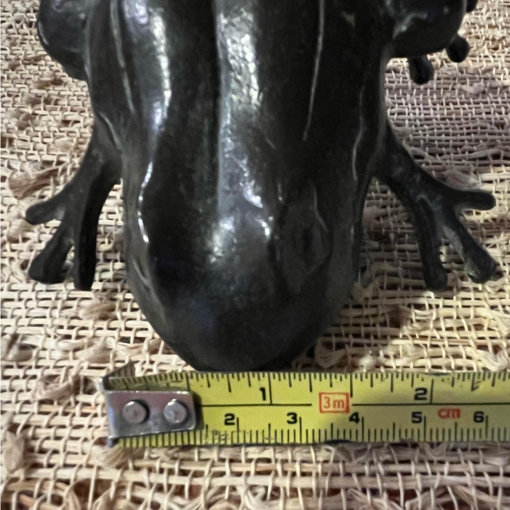 Vintage Bronze Frog Standing 3.5” - Picture 7 of 11